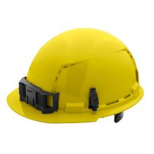 Milwaukee 48-73-1222 - Yellow Front Brim Vented Hard Hat w/6pt Ratcheting Suspension - Type 1, Class C