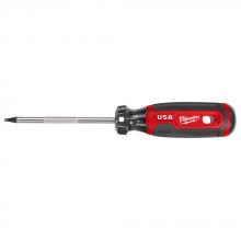 Milwaukee MT218 - #2 Square 4" Cushion Grip Screwdriver (USA)