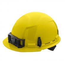 Milwaukee 48-73-1102 - Yellow Front Brim Hard Hat w/4pt Ratcheting Suspension - Type 1, Class E
