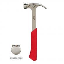 Milwaukee 48-22-9018 - 16oz Smooth Face Hybrid Claw Hammer