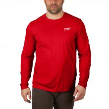 Milwaukee 415R-3X - WORKSKIN™ Lightweight Performance Shirt - Long Sleeve - Red 3X