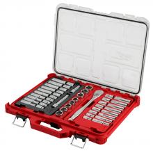 Milwaukee 48-22-9487 - 47PC 1/2" Drive Ratchet & Socket Set with PACKOUT™ Organizer