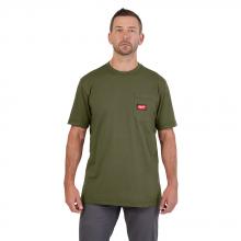 Milwaukee 605GN-3X - GRIDIRON™ Pocket T-Shirt - Short Sleeve Green 3X