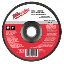 Milwaukee 49-94-6330 - 6 in. x 1/4 in. x 5/8-11 in. Grinding Wheel (Type 27)