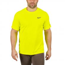 Milwaukee 414HV-M - WORKSKIN™ Lightweight Performance Shirt - Short Sleeve - HI Vis M
