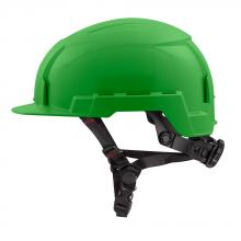 Milwaukee 48-73-1327 - Green Front Brim Safety Helmet (USA) - Type 2, Class E