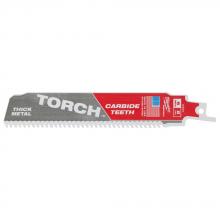 Milwaukee 48-00-8501 - 6 in. 7 TPI The TORCH(TM) with Carbide Teeth SAWZALL Reciprocating Saw Blade - 25 Pack
