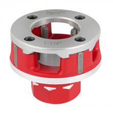 Milwaukee 48-36-1310 - Compact 1-1/4" ALLOY NPT Portable Pipe Threading Forged Aluminum Die Head
