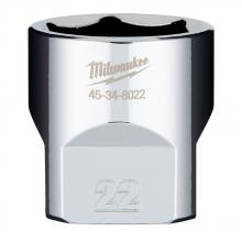 Milwaukee 45-34-8022 - 3/8" Drive 22mm Socket