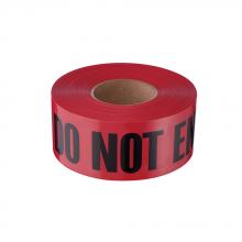 Milwaukee 11-081 - 1000' Premium Red Barricade Tape-Danger Do Not Enter