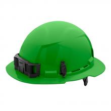 Milwaukee 48-73-1127 - Green Full Brim Hard Hat w/6pt Ratcheting Suspension - Type 1, Class E