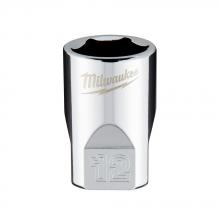 Milwaukee 45-34-9038 - 1/4 in. Drive 12mm Metric 6-Point Socket