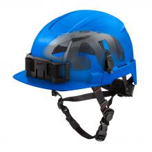 Milwaukee 48-73-1369 - BOLT™ Blue Front Brim Safety Helmet with IMPACT ARMOR™ Liner (USA) - Type 2, Class E