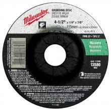Milwaukee 49-94-4570 - 4-1/2 in. x 1/4 in. x 7/8 in. Grinding Wheel (Type 27)