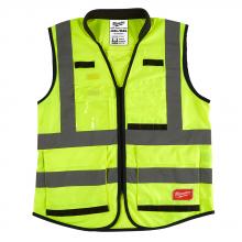 Milwaukee 48-73-5044 - Class 2 High Visibility Yellow Performance Safety Vest - 4XL/5XL