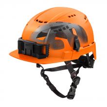 Milwaukee 48-73-1376 - BOLT™ Orange Front Brim Vented Safety Helmet with IMPACT ARMOR™ Liner (USA) - Type 2, Class C