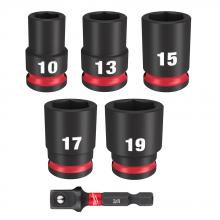 Milwaukee 49-66-7036 - 6PC SHOCKWAVE Impact Duty™ 3/8" Drive Metric Standard Socket Set