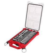 Milwaukee 48-22-9482 - 3/8 in. 32 Pc. Ratchet and Socket Set in PACKOUT™ - Metric
