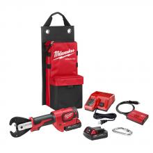 Milwaukee 2678-22 - M18™ FORCE LOGIC™ 6T Utility Crimper Kit with D3 Grooves Snub Nose