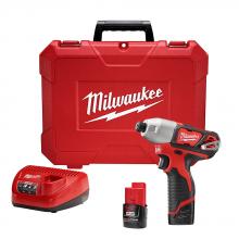 Milwaukee 2462-22 - M12™ 1/4 in. Hex Impact Driver Kit