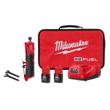 Milwaukee 2486-22 - M12 FUEL™ Straight Die Grinder 2 Battery Kit