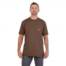 Milwaukee 605BR-S - GRIDIRON™ Pocket T-Shirt - Short Sleeve Brown S