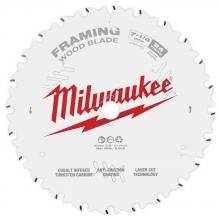 Milwaukee 48-40-0722 - 7-1/4" 24T Framing Circular Saw Blade 2PK
