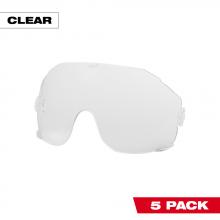 Milwaukee 48-73-1450 - 5pk Clear Eye Visor Replacement Lenses