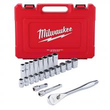 Milwaukee 48-22-9410 - 22 pc. 1/2 in. Socket Wrench Set (SAE)