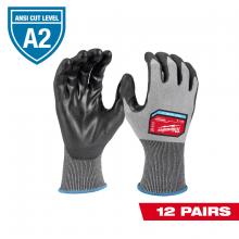 Milwaukee 48-73-8724B - 12 Pair Cut Level 2 High Dexterity Polyurethane Dipped Gloves - XXL