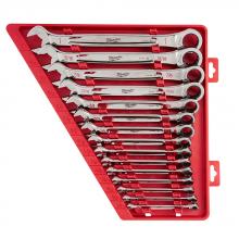 Milwaukee 48-22-9416 - 15pc Ratcheting Combination Wrench Set - SAE