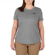 Milwaukee F452G-M - Women's FREEFLEX™ Hybrid Tee - Short Sleeve Gray M