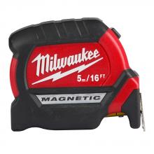 Milwaukee 48-22-0317 - 5M/16Ft Compact Magnetic Tape Measure