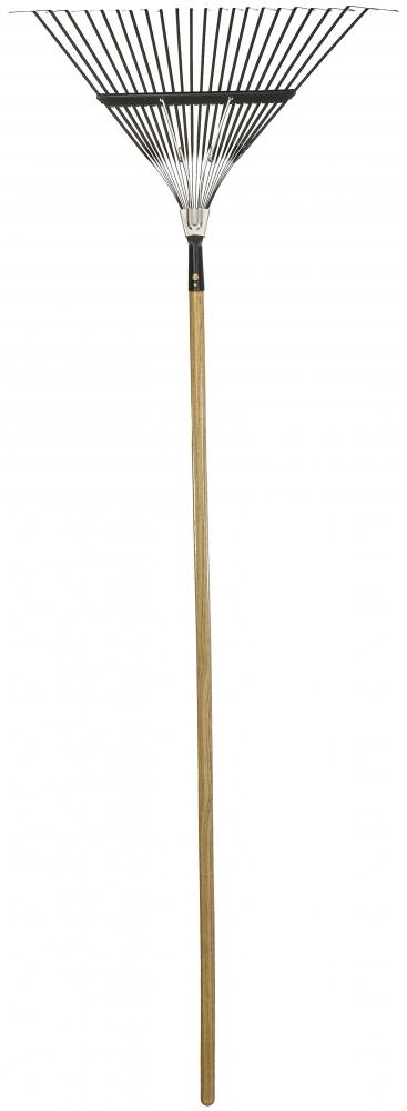 Springback lawn rake