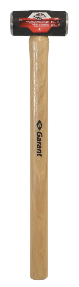Sledge hammer, 4 lbs, 24&#34; hickory hdle