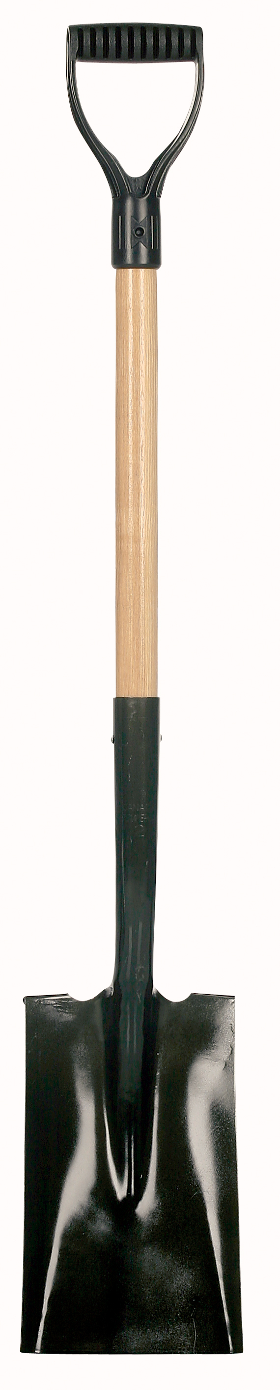 Garden spade, tempered steel blade, py D-grip