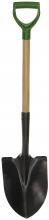 Garant 00195 - Round point shovel, wood handle, D-grip