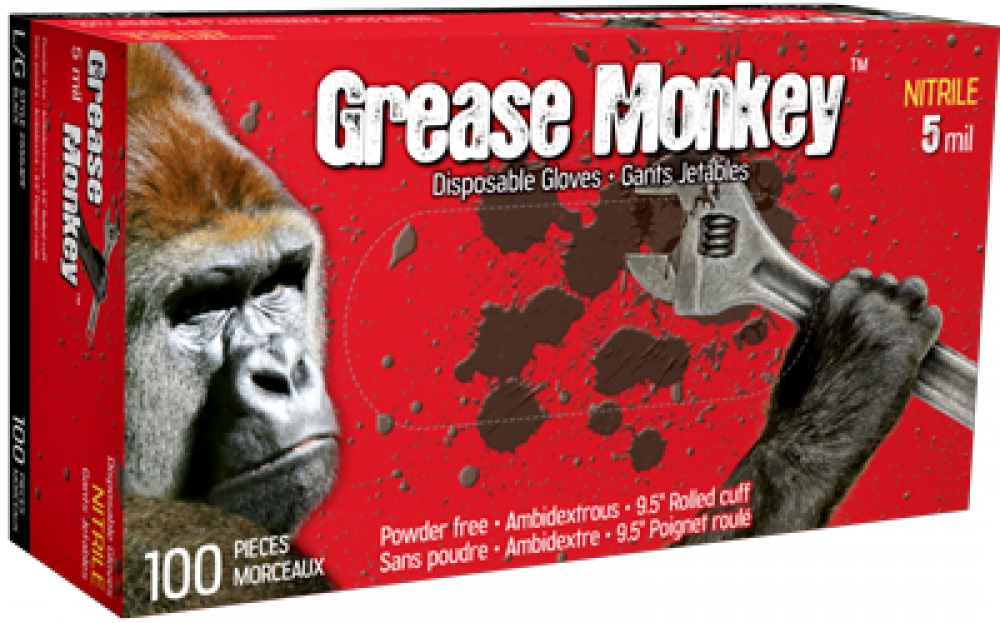 GREASE MONKEY 5 MIL NITRILE - SMALL