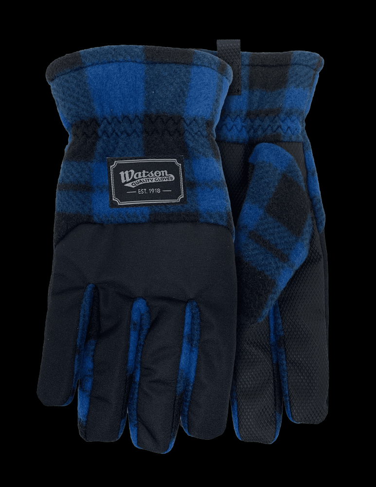 PLAID NAVIDAD GLOVE-XLARGE