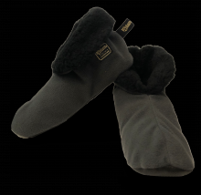 Watson Gloves 154-M - FLEECE NAVIDAD WASTENOT FLEECE SLIPPERS-MEDIUM