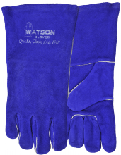 Watson Gloves 2759 - WELDING GLOVE KEVLAR BLUE STEEL - COTTON FLEECE LINING / ONE