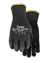 Watson Gloves 384-M - STEALTH BLACK WIDOW ANSI A6-MEDIUM