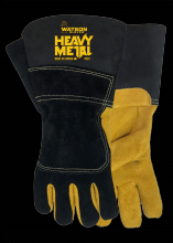 Watson Gloves 533-S - BLACK VELVET SPLIT ELK LEATHER - S
