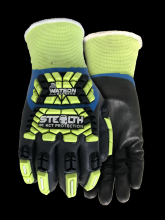 Watson Gloves 9398TPR-X - STEALTH TRIPLE THREAT WINTER CUT IMPACT SEAMLESS KNIT-XLARGE