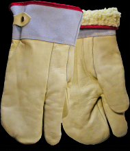Watson Gloves 94231 - ONE FINGER MITT FULL GRAIN COWHIDE LARGE / W / REMOVABLE SHER