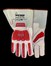 Watson Gloves 9549TPR-XXL - VAN GOAT ANSI CUT A5 C100 LINED GOATSKIN GAUNTLET W/ TPR-XXLARGE
