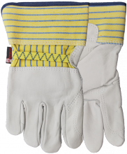 Watson Gloves A281DP - GLOVE FULL-GRAIN COWHIDE LEATHER ELASTIC WRIST / INSIDE DOUB