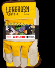 Watson Gloves A281E3 - LONGHORN ECONOMY FULL COW 3 PACK COMBO