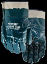 Watson Gloves N660T-L - GLOVES NITRILE FULL COATED SAFETY CUFF / LARGE