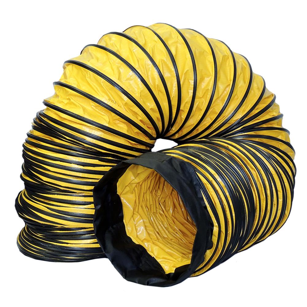 12 in. x 15 ft. Flexible Standard Ducting with Cuff and Buckle Ends